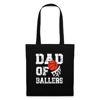 Basketball Spruch Motiv I Basketballer - Stoffbeutel - Schwarz - Vorne