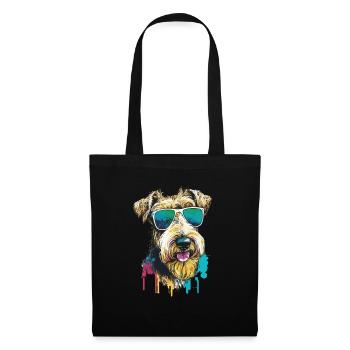 Cool Airedale Terrier Welsh Terrier Sunglasses - Tote Bag - black - Front