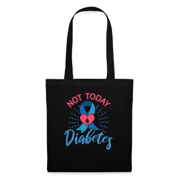 Not Today Diabetes Mom - Tote Bag - black - Front