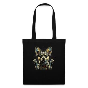 Chihuahua | Ukraine Peace & Love Flag Help Dog - Tote Bag - black - Front