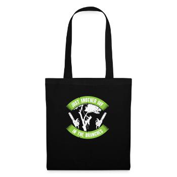 Arborist Tree Cutter Chainsaw Lumberjack - Tote Bag - black - Front