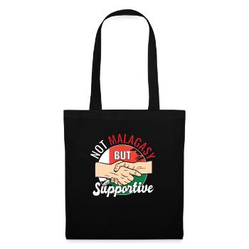 Not Malagasy But Supportive Country Traveler - Tote Bag - black - Front