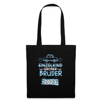 Großer Bruder 2023 Auto - Stoffbeutel - Schwarz - Vorne