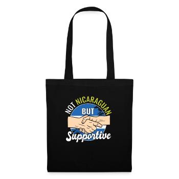 Not Nicaraguan But Supportive Country Traveler - Tote Bag - black - Front