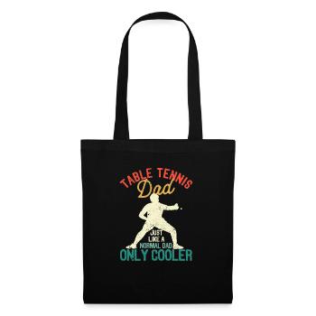 Table Tennis Dad Like a normal dad, only cooler - Tote Bag - black - Front