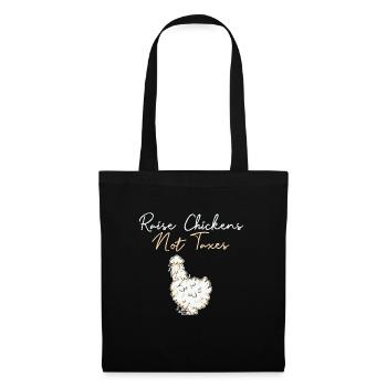 Support Ranch Homestead Farming Raise Chickens - Tote Bag - black - Front