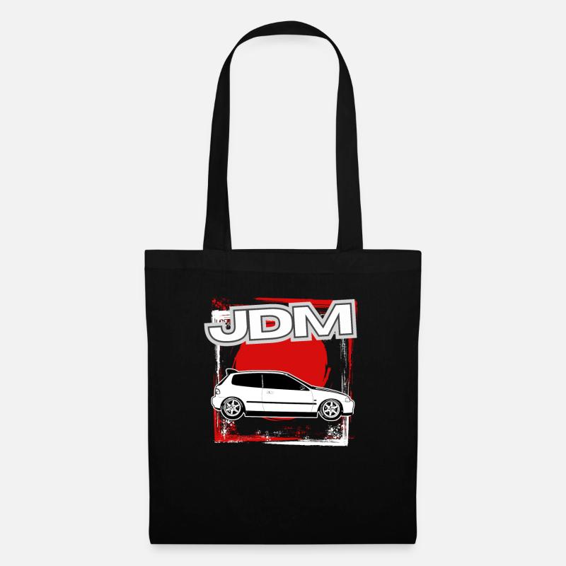 Jdm / Tuning / Turbolader / Felgen / Chiptuning - Stoffbeutel - Schwarz