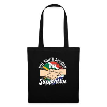 Pas sud-africain mais soutenant le voyageur du Sud - Sac en tissu - noir - Devant