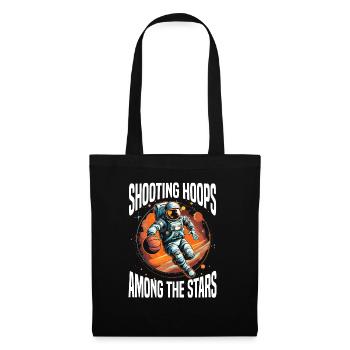Astronaut Basketball Outerspace Basketball Player - Tote Bag - black - Front