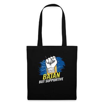 Pas Bajan mais un pays de soutien de la Barbade - Sac en tissu - noir - Devant