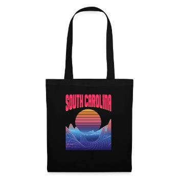 South Carolina - Stoffbeutel - Schwarz - Vorne