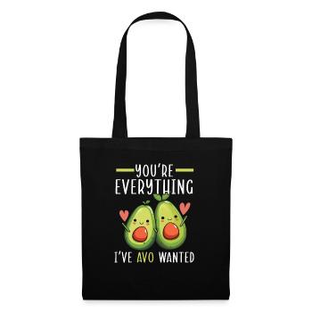Avocado Couple Relationship Avocado Fruit Guac - Tote Bag - black - Front