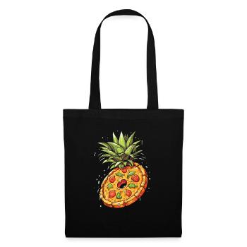 Pizza And Pineapple Tropical Fruit Pizza Eater - Tote Bag - black - Front