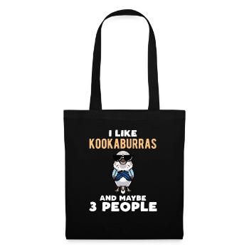 Laughing Hans Vogel Jägerliest - Sac en tissu - noir - Devant