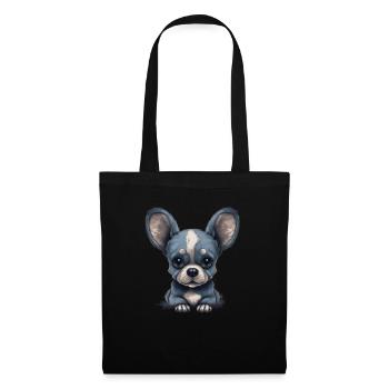 Chihuahua Mouse | Funny Comic Motif Movie Dog - Tote Bag - black - Front