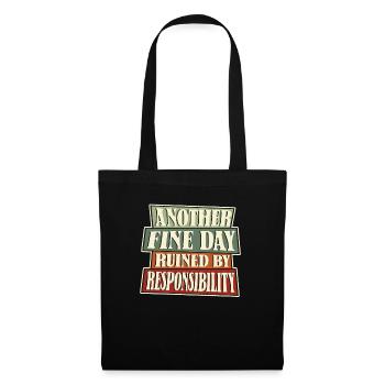 Black humor Funny - Tote Bag - black - Front