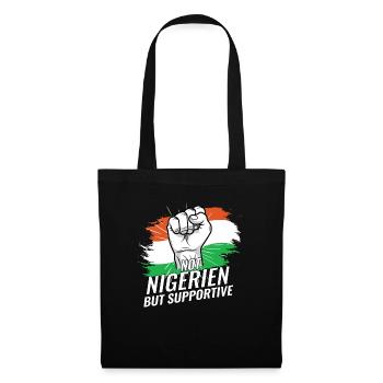 Not Nigeria But Supportive Niger Flag Country - Tote Bag - black - Front