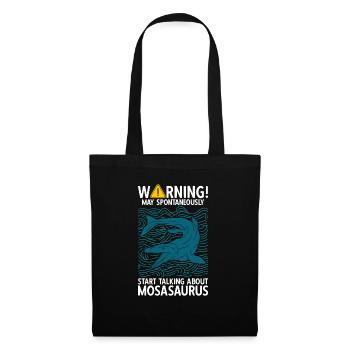 May Spontaneously Start Talking About Mosasaurus - Tote Bag - black - Front