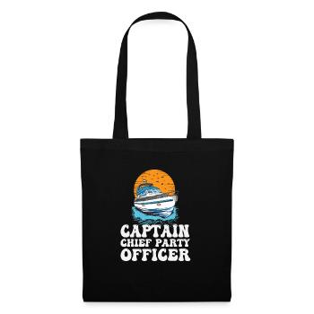 Captain Chief Party Officer Pontoon Captain - Tote Bag - black - Front
