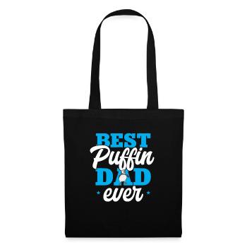 puffin puffin auke birds Lunde - Tote Bag - black - Front