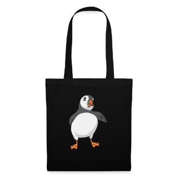 puffin puffin auke birds Lunde - Tote Bag - black - Front