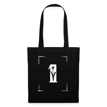 number 1 initial - Tote Bag - black - Front