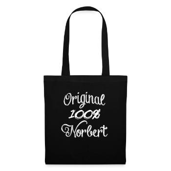 100% Original Norbert - Sac en tissu - noir - Devant