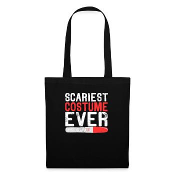 Scariest Costume Ever Funny Halloween - Tote Bag - black - Front