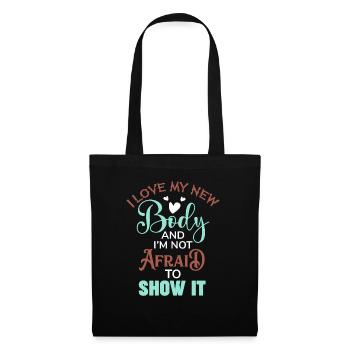 I Love My New Body Funny Boob Surgery - Tote Bag - black - Front