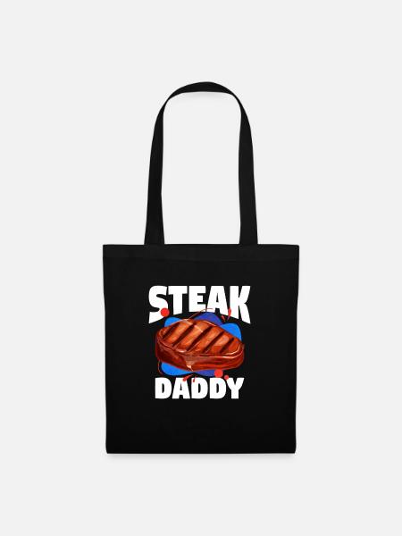 Steak - Stoffbeutel - Schwarz