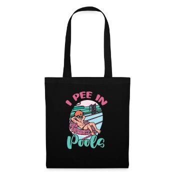 I pee in public pools funny - Tote Bag - black - Front