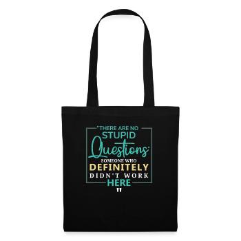Sarcastic Coworker Ironic Saying - Tote Bag - black - Front