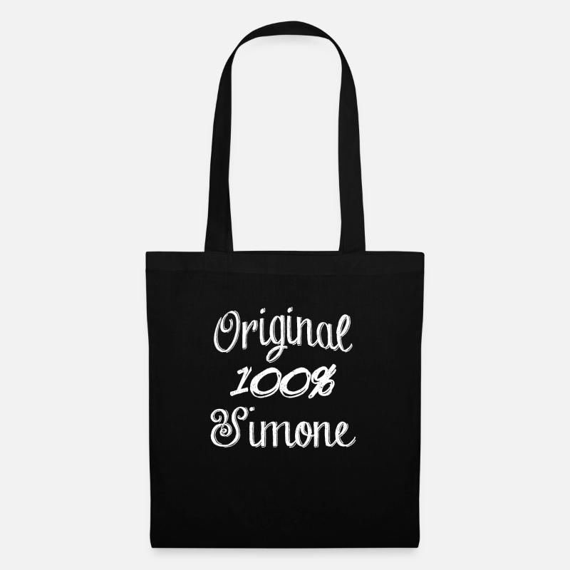 Original 100% Simone - Stoffbeutel - Schwarz