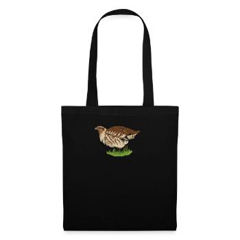 Partridge I Chicken Birds Small Game Motif for Hunters - Tote Bag - black - Front