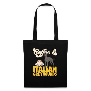 Italian Greyhound Greyhound Dogs - Tote Bag - black - Front