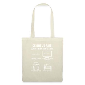 musique temps libre musicien - Sac en tissu - nature - Devant
