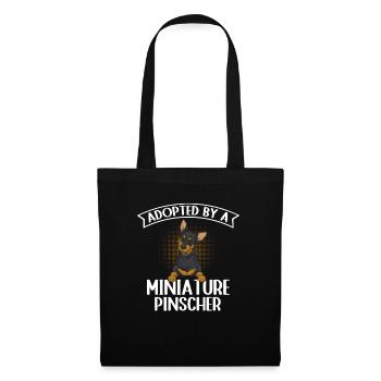 Miniature Pinscher Rehpinscher Min Pin Dog - Tote Bag - black - Front