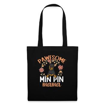 Miniature Pinscher Rehpinscher Min Pin Dog - Tote Bag - black - Front