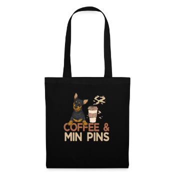 Miniature Pinscher Rehpinscher Min Pin Dog - Tote Bag - black - Front