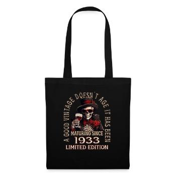 90th Birthday 1933 90s Good Vintage - Tote Bag - black - Front