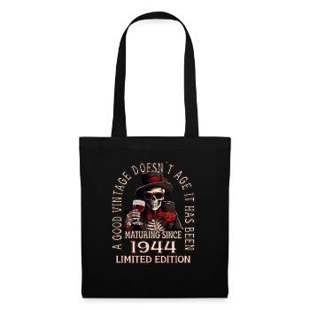 79ème Anniversaire 1944 '79 Bon Millésime - Sac en tissu - noir - Devant