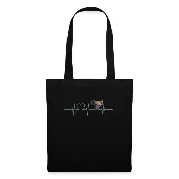 Bats Bat - Tote Bag - black - Front