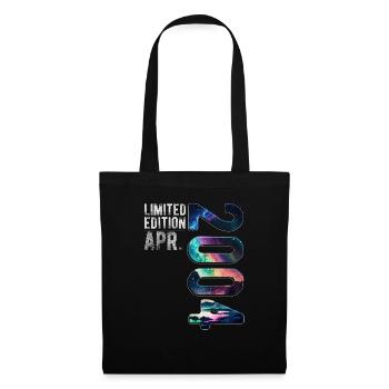 Limited Edition 2004 April Birthday Northern Lights - Tote Bag - black - Front