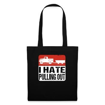 I hate pulling out - Vintage Boating Captain - Tote Bag - black - Front