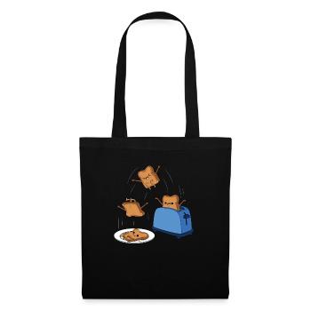 Toast - Stoffbeutel - Schwarz - Vorne