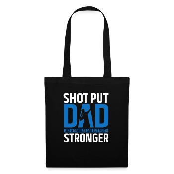 Lancer du poids Athlétisme - Sac en tissu - noir - Devant