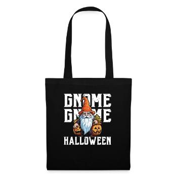 Garden Gnome Halloween Trick Or Treat Gardener - Tote Bag - black - Front