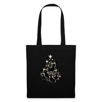 Chihuahua | Merry Christmas | X-Mas Tree | Cute - Tote Bag - black - Front