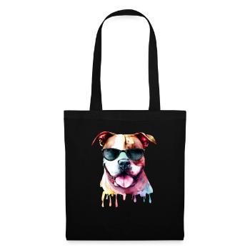 Pitbull - Stoffbeutel - Schwarz - Vorne