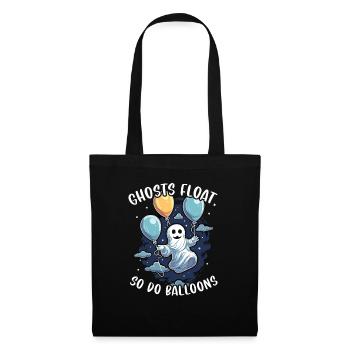 Ballon Halloween Süßes oder Saures Spooky Boo Ghost - Stoffbeutel - Schwarz - Vorne